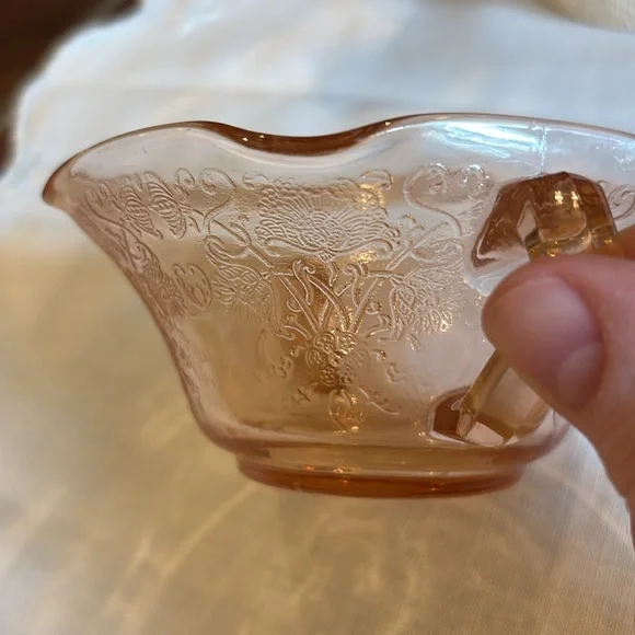 Hazel Atlas Florentine Cream/Soup Bowl - Picture 4 of 12